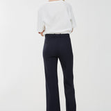 Flared tailored trousers