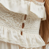 Long silk charmeuse dress