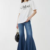 Oversized logo cotton jersey t-shirt