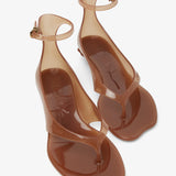 Chloé jelly brown sandals