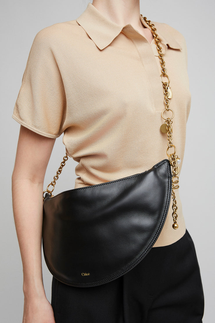 Chloe icons black shoulder bag