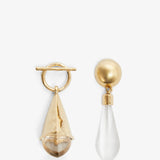 Gold earrings