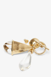 Gold earrings
