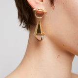 Gold earrings