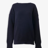 Navy knit jumper