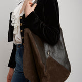 Chloe balloon dark brown bag