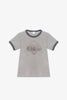 Crew-neck baby fit T-shirt