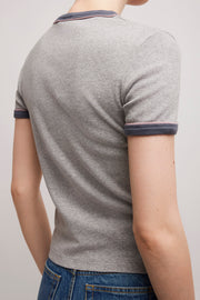 Crew-neck baby fit T-shirt