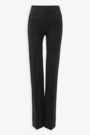 Tailored black trousers