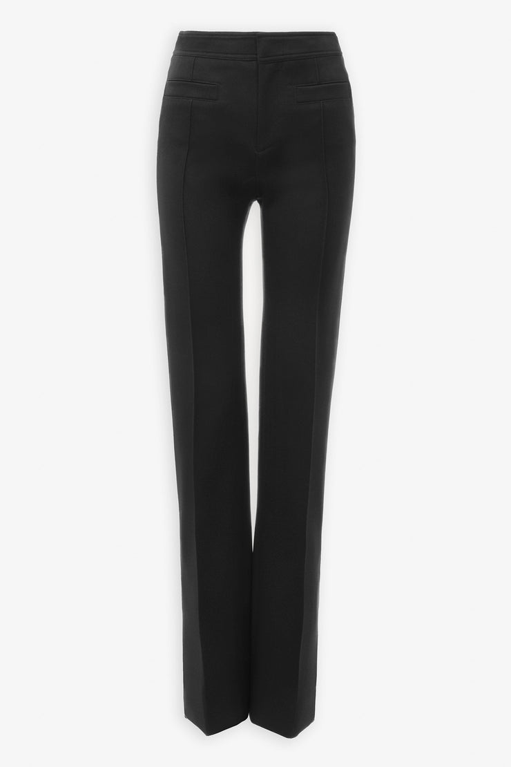 Tailored black trousers