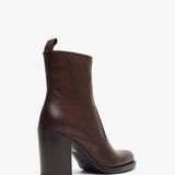 Phoenix dark brown leather boots