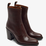 Phoenix dark brown leather boots