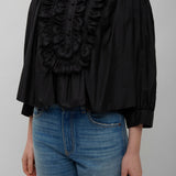 Black lace blouse