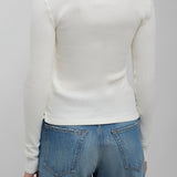 Iconic white henley top