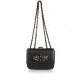 Sweet Charity baby black leather bag
