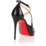 Crissos 100 black leather pump