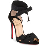 Christeriva 100 black grosgrain sandal