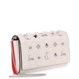 Paloma Loubinthesky ivory clutch