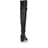 Karialta 70 black leather over-the-knee boot