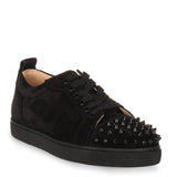 Louis Junior Spikes black suede sneaker