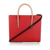 Paloma medium red leather bag