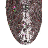Moulamax 100 silver sequin bootie