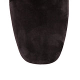 Protorlato black suede platform ankle boot