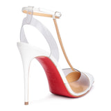 Nosy 100 patent white pumps