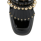 Octavian Mula 35 black patent mule