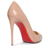 Pigalle Follies 100 beige patent leather pumps