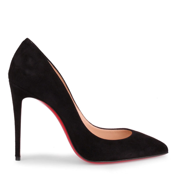 Pigalle Follies 100 black suede pump