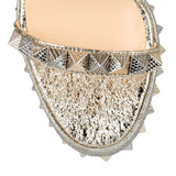 Pyraclou 110 metallic leather espadrilles