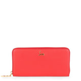 Panettone red leather wallet