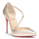 Jumping 100 vintage platinum pumps