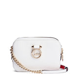 Rubylou mini white leather bag