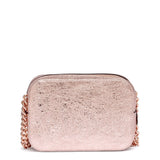 Rubylou mini rose gold leather bag