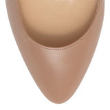Eloise 85 Beige Leather Pumps