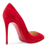 Eloise 100 Red Suede Pumps