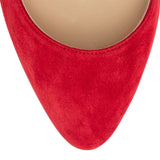 Eloise 100 Red Suede Pumps