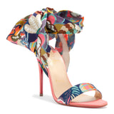 Sandale Du Desert 100 Multicolor Satin Sandals