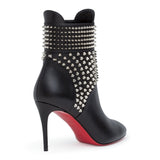 Hongroise 85 black studded boots