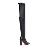 Kiss Me Gena 85 black thigh boots