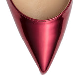 So Kate 120 metallic red patent leather pumps