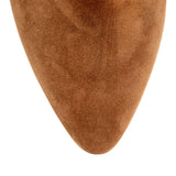 Eloise booty 85 tan suede ankle boots