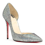 Iriza 100 silver leather pumps
