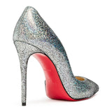 Iriza 100 silver leather pumps