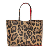 Cabata leopard print leather tote