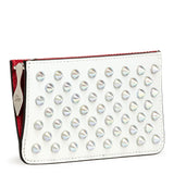 Credilou white leather card holder