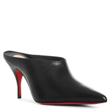 Quart 80 embossed leather mules