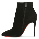 Eloise Booty 100 black suede